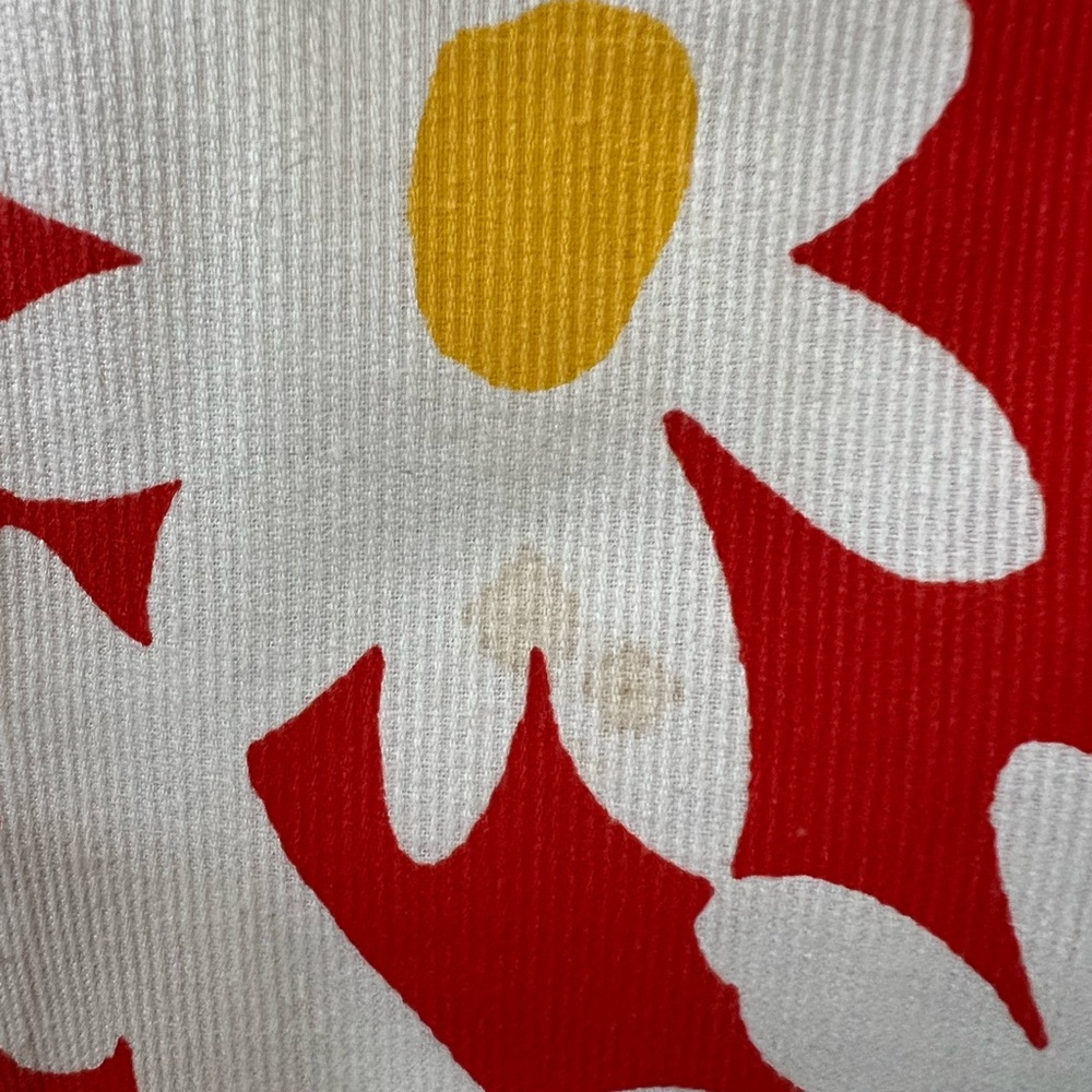 Vintage Henri Bendel Sleeveless Daisy Print Shift Dress - Picture 4 of 4